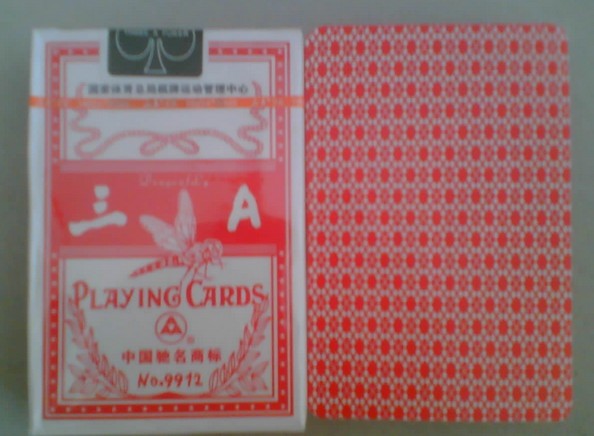 奇拉魔术专售浙江三A红蜻蜓9912魔术扑克